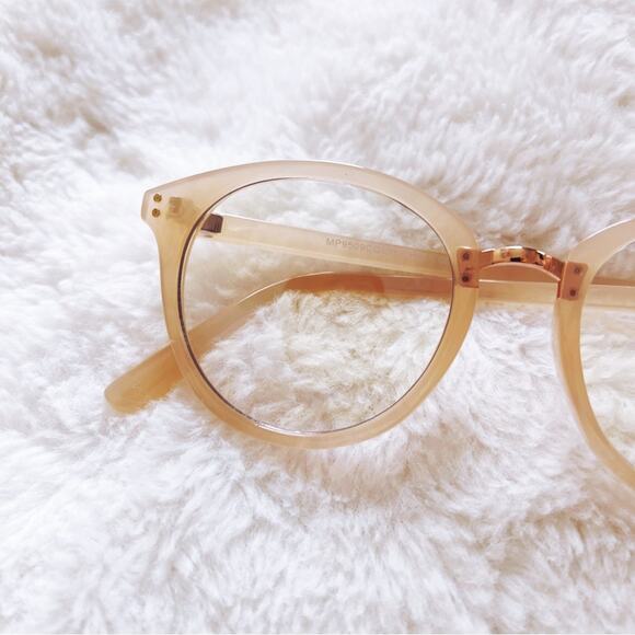 Cleo Pink Round Blue Light Glasses - Picture 2 of 9